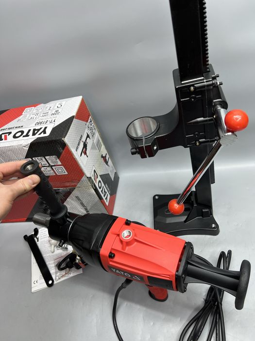 Дрель алмазного бурения сверления YATO YT-81980 со стойкой Гарантия