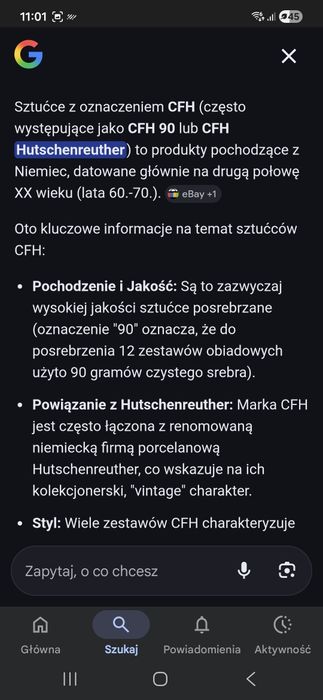 Zestaw sztućców Hutschenreuther ( vintage)