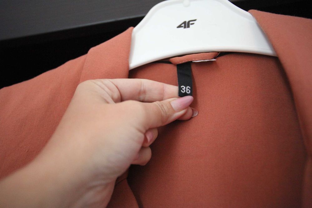 Ceglastą marynarka typu boyfriend Divided H&M S-M