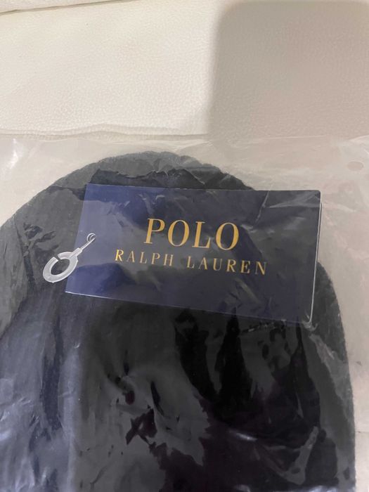 Polo Ralph Lauren Czarna Zimowa Czapka