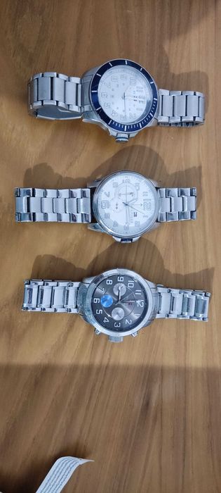 3 Relógios Tommy Hilfiger originais