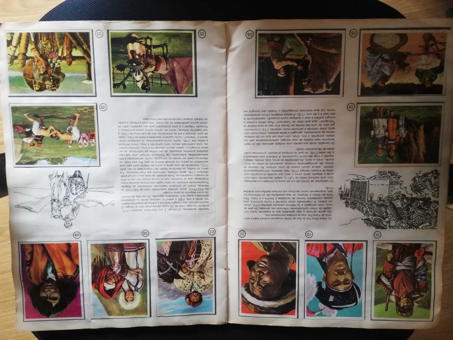 Caderneta Homens, Raças e costumes