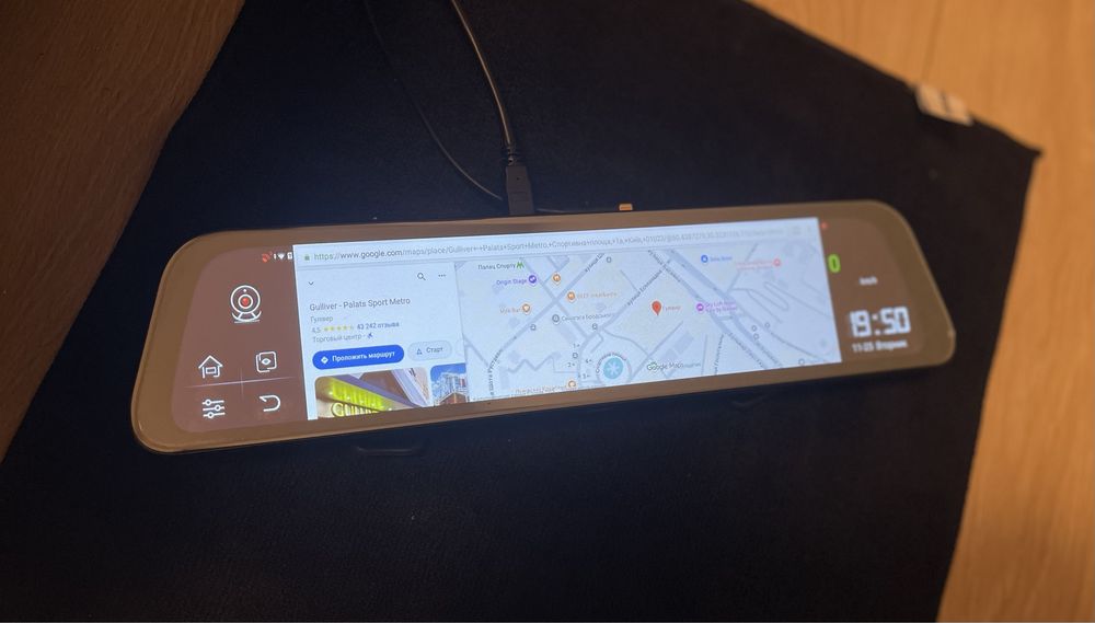 Автомобільний відеорегистратор. Дзеркало 12"