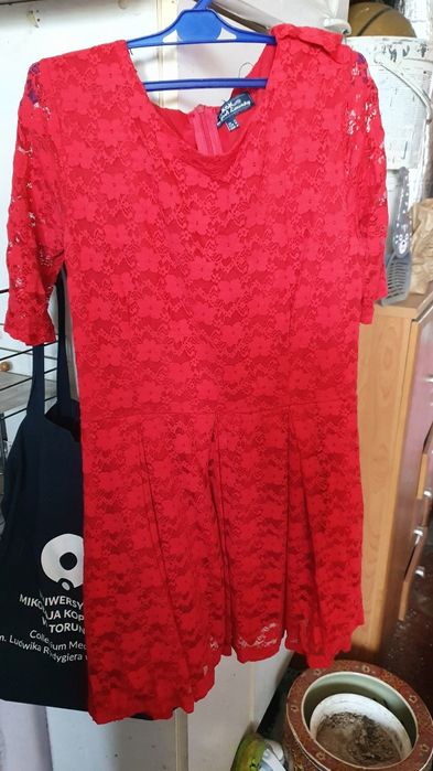 Tunika czerwona żywy kolor