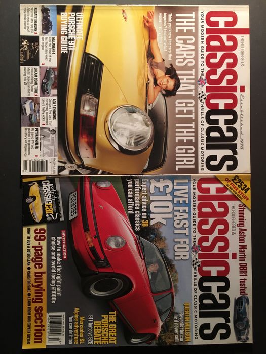 PORSCHE - 9 revistas de diferentes editores sobre o tema