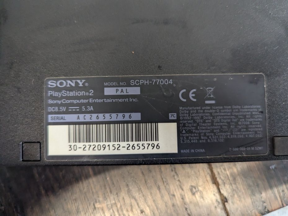 PS2 slim SCPH-77004 usado