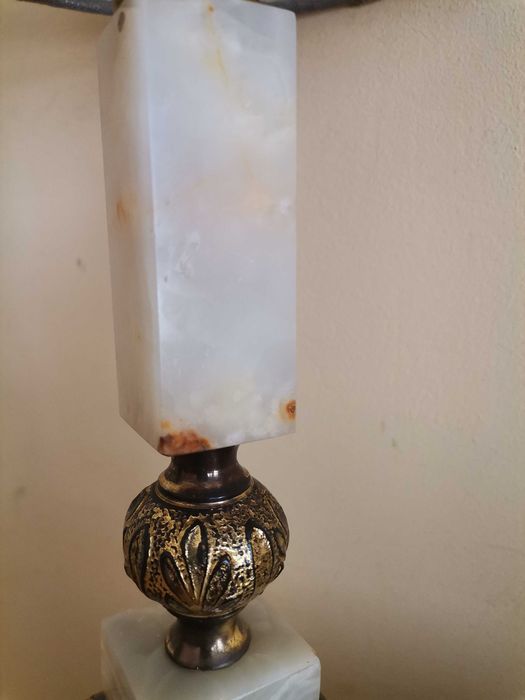 Lampa francuska z lat 70-tych XX wieku - onyx