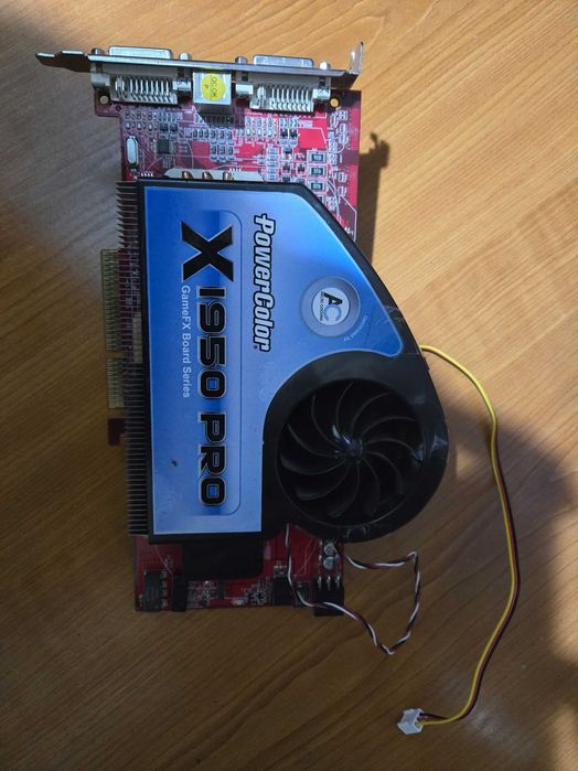 PowerColor X1950 Pro AGP 256 MB – unikalne aktywne chłodzenie VRM