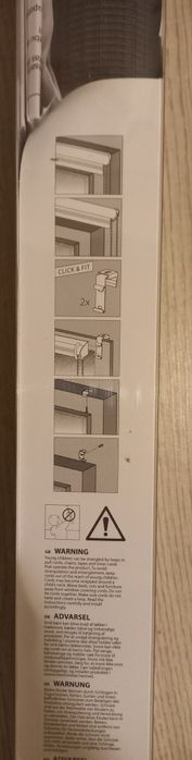 Roleta wewnetrzna dzień noc 140x180 nowa