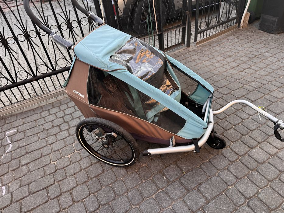 Przyczepka croozer kid plus 1  - 3w1 z amortyzacja