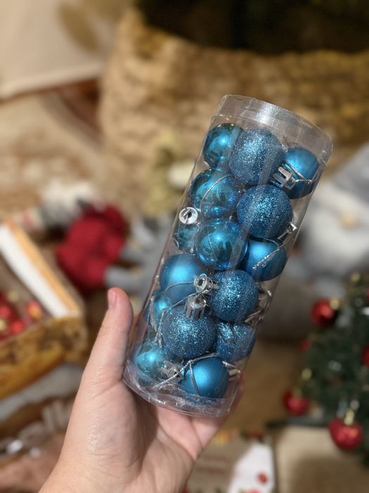 Штучна ялинка, ялинка з іграшками 75 см