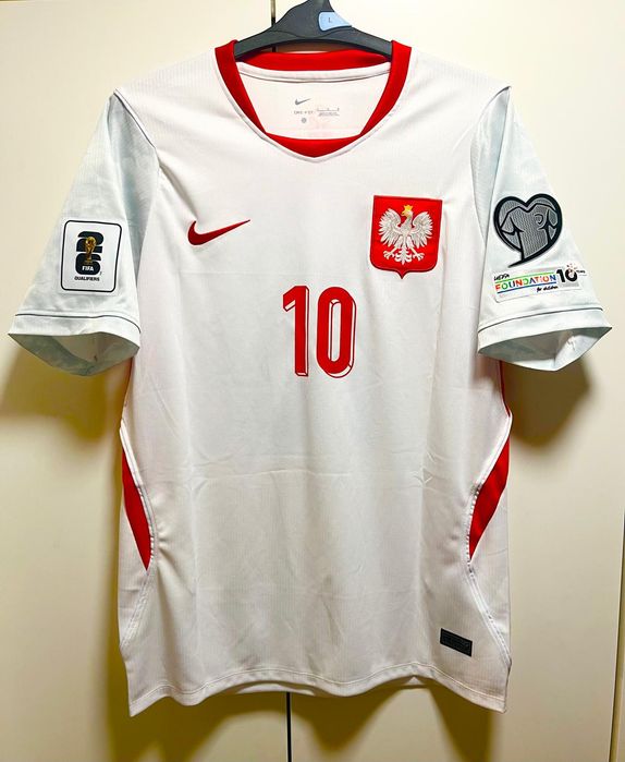 Koszulka Polska Zieliński #10 Reprezentacja Biała 2026