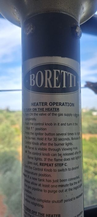 Aquecedor de exterior