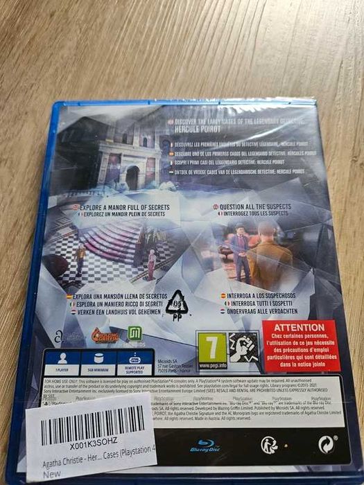 Agatha Christie - Hercule Poirot: The First Cases PS4 (New)