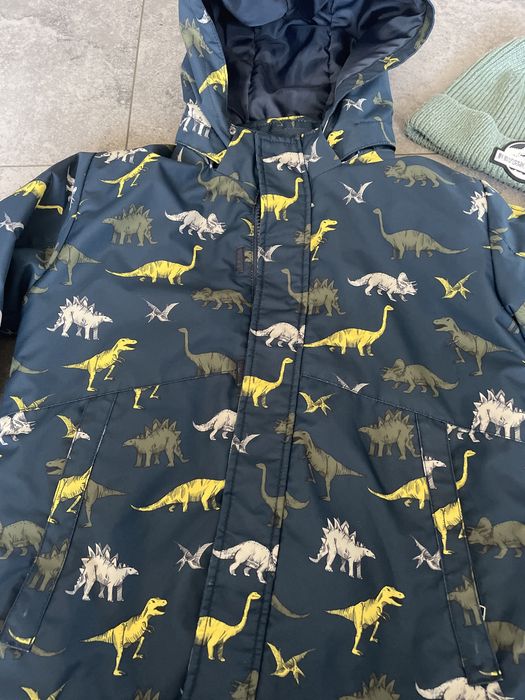 Orginalna kurtka zimowa chlopieca rozm 134-140 plus czapka