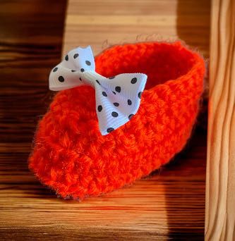 Sapatinho de crochê para bebê