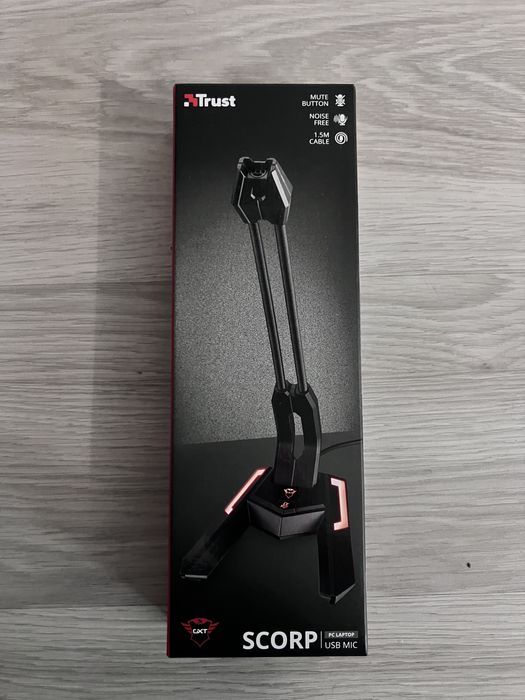 Mikrofon gaming gemingowy trust pc laptop idealny na prezent