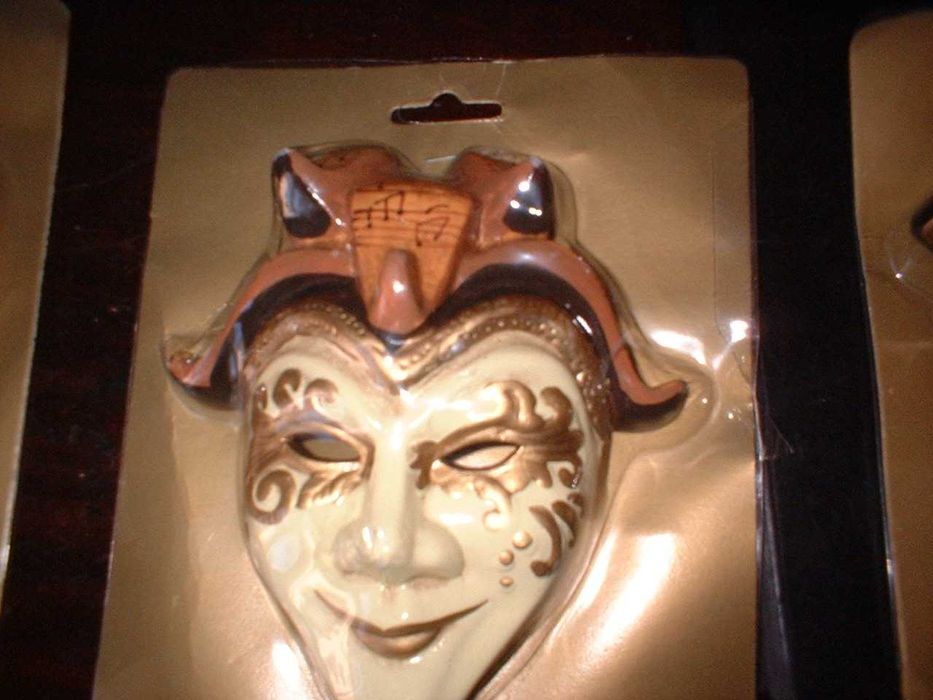 Lote 5 de Máscaras Venezianas pintadas à mão