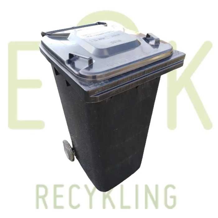 Używany pojemnik na odpady 240l niemieckie kosze na śmieci grafit