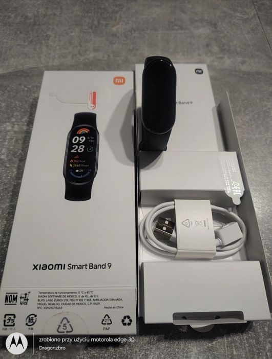 Opaska Xiaomi Smart Band 9 kolor czarny opis