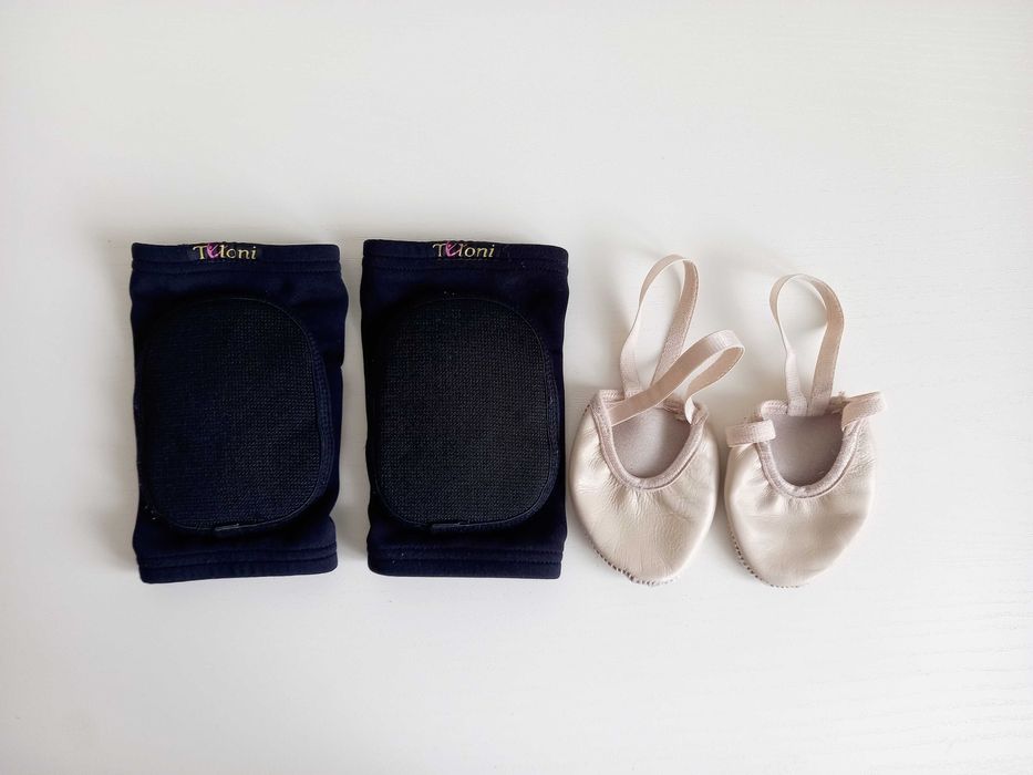 Дитячі Напівчешки шкіряні Lider. Наколінники Tuloni xs для танців.