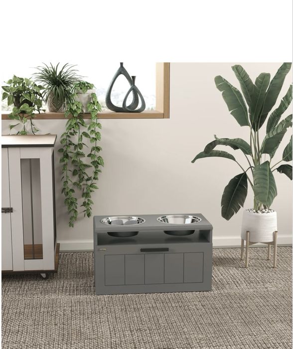 Podwyższona miska dla psa PawHut