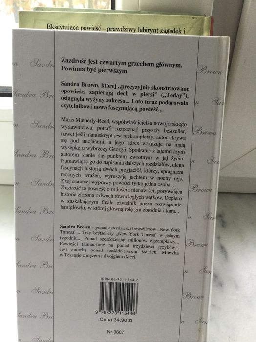 Sandra Brown - Mistyfikacja,Oblężenie ,Zazdrośc