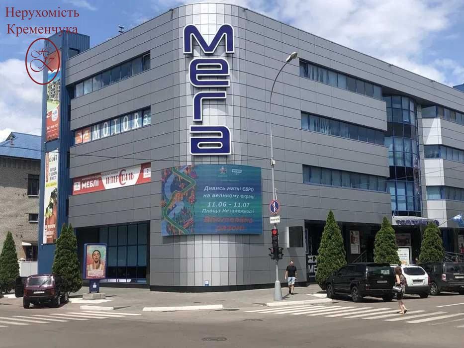 Оренда торгової площі ТЦ МЕГА фасад центр другий поверх