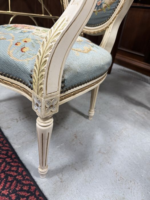 Fotel stylowy gobelin