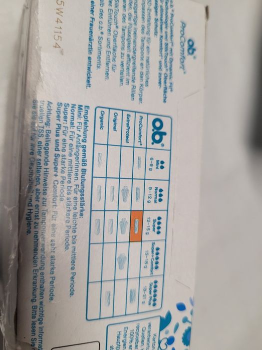 Ob tampony 3x16 szt super chłonne  48szt