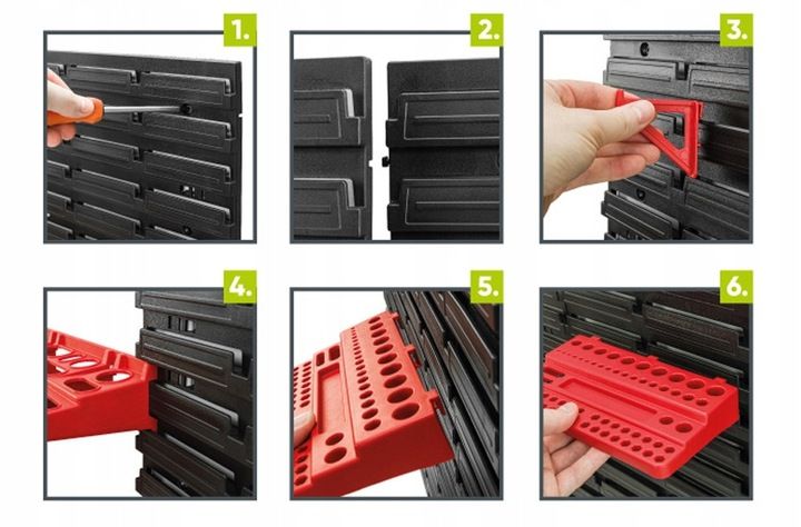 Tablica Warsztatowa Narzędziowa 170x78cm Ścianka G