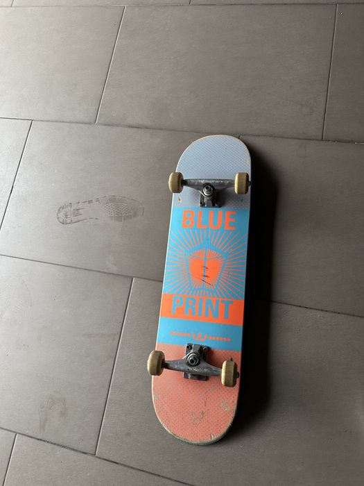 Skateboard Blue Print