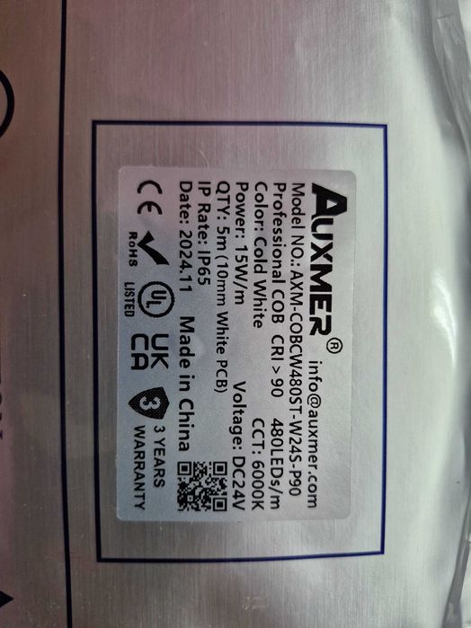 Fita leds 5 m cold white