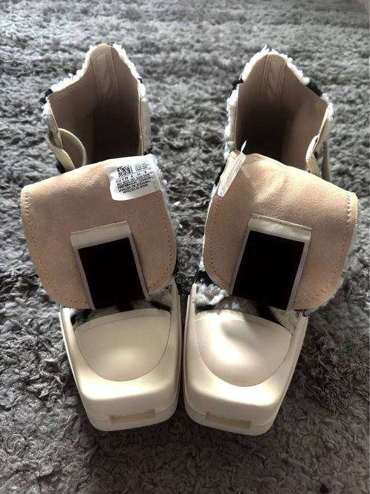 Converse x Rick Owens Turbodrk Turbowpn Plush Archive Black&White Undercover Balenciaga Maison Margiela Shoes High-Top архивные шузы кеды высокие