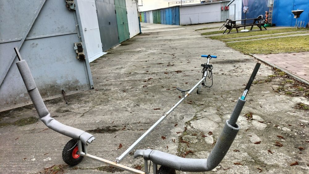 Wózek slipowu do łódki