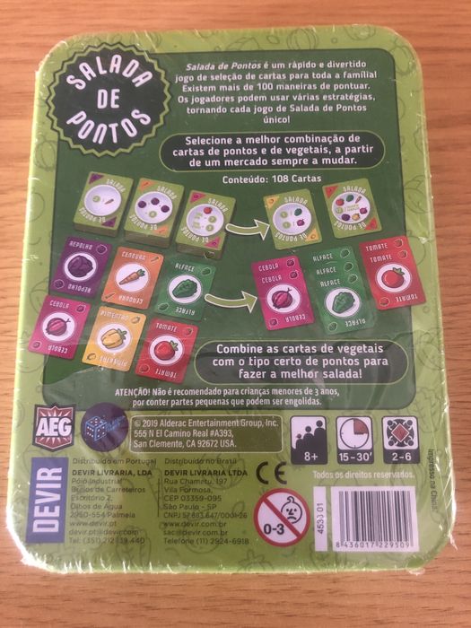 Salada de Pontos - Jogo de Tabuleiro *Novo