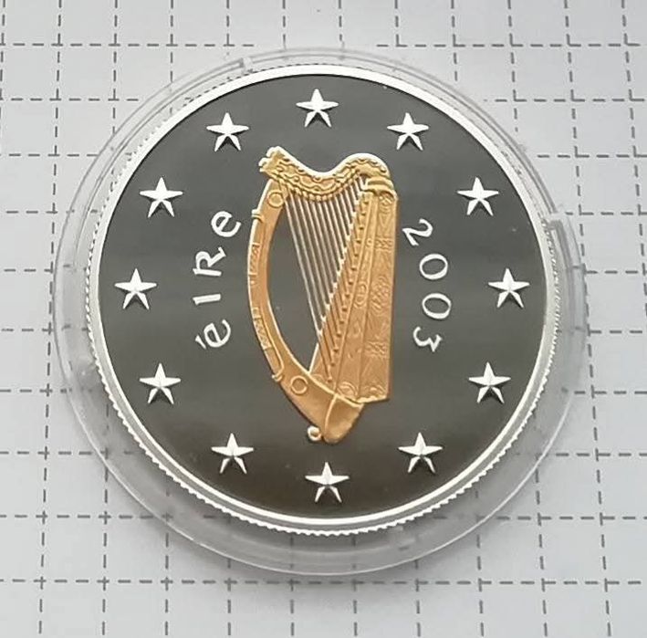 Ірландія 10 євро 2003р. Олімпіада в Дубліні. СРІБЛО. ПРУФ.