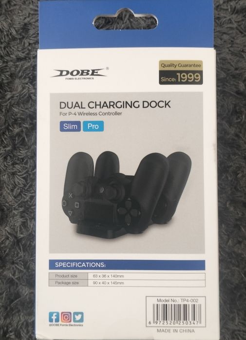 Stacja ładująca pady PS4 DOBE