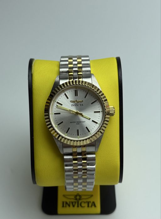 Invicta 29401, жіночий годинник, сріблястий годинник для дівчини, інвікта