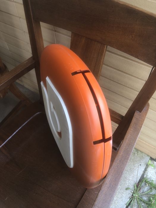 Reclamo galp antigo em acrilico dupla face