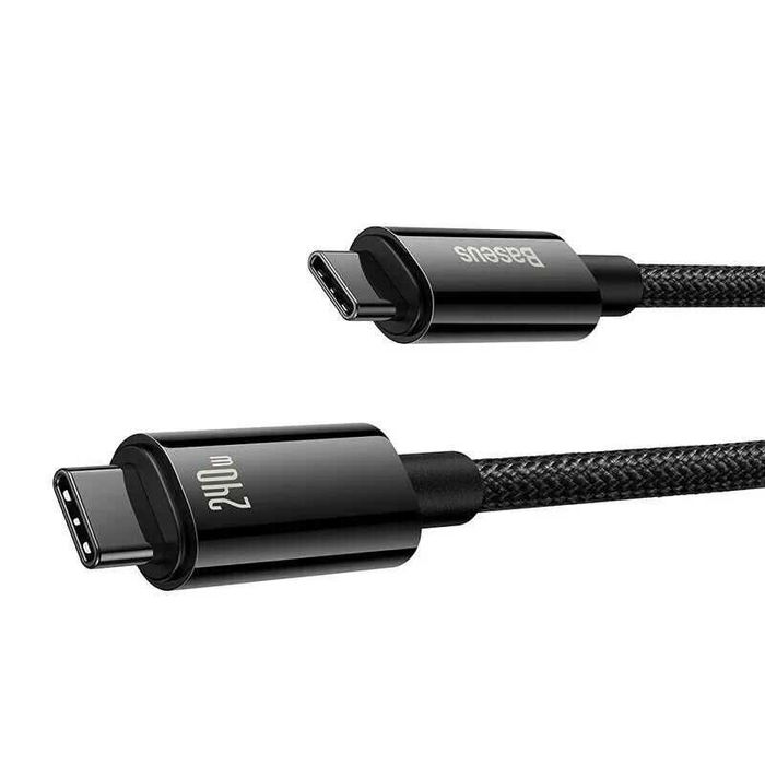Кабель usb type c 240W Baseus провод шнур тайп си для быстрой зарядки