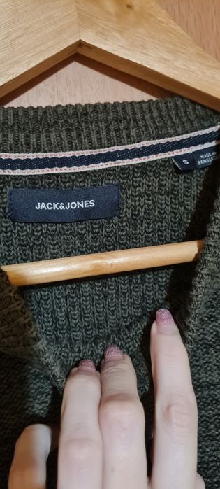 Sweter męski zielony