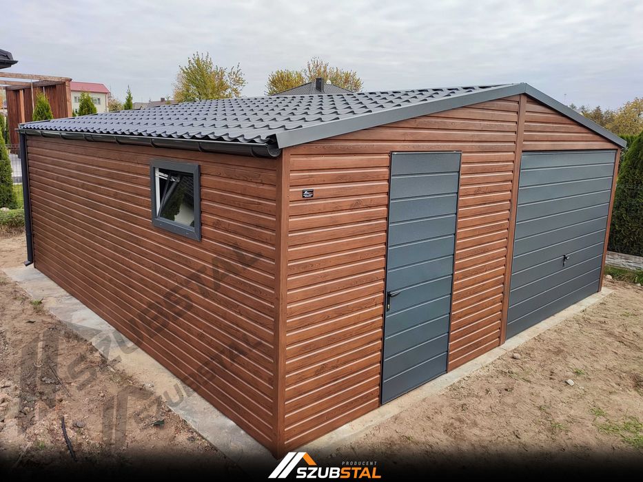 Garaż blaszany 6x5 6x5,80 6x6 PRODUCENT seria Premium Line