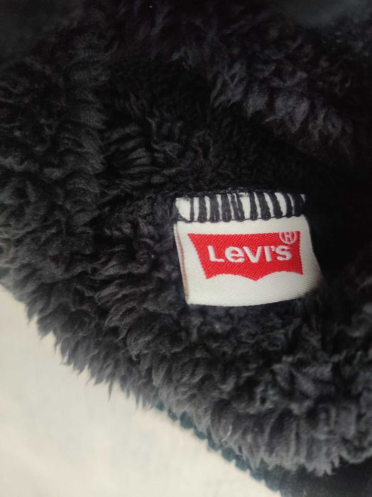 Levis czapka zimowa na zimę okazja czarna oryginalna Levi's