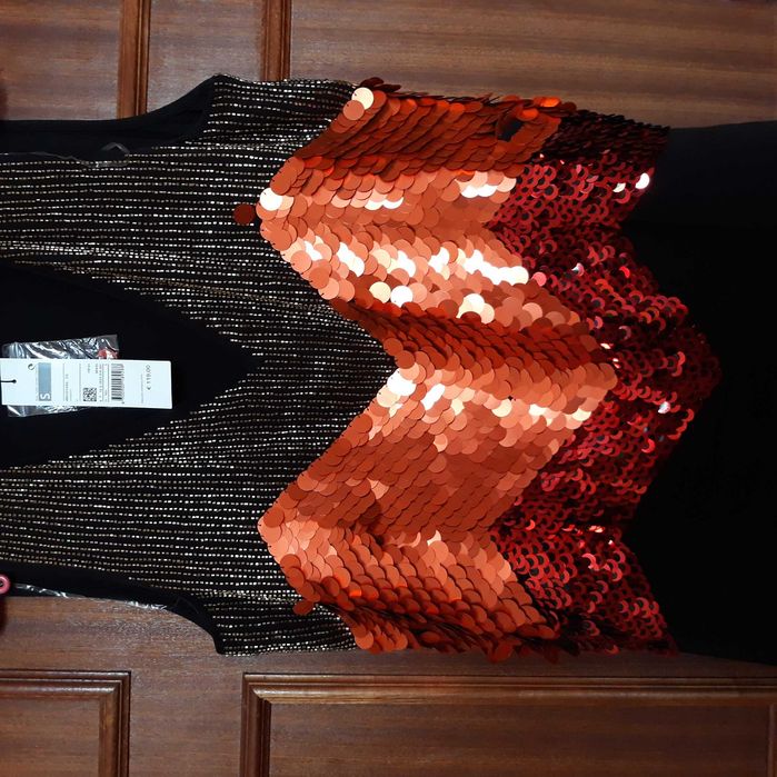 BAIXA PREÇO - Vestido de Festa, Noite, Cerimónia Sisley, NOVO, S