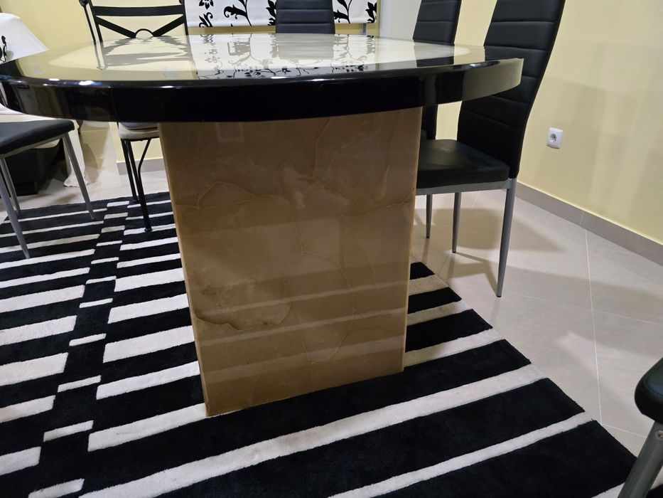 Mesa Jantar Marmore Mexicano.