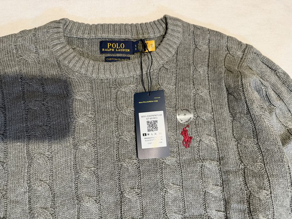 Sweter meski szary XL