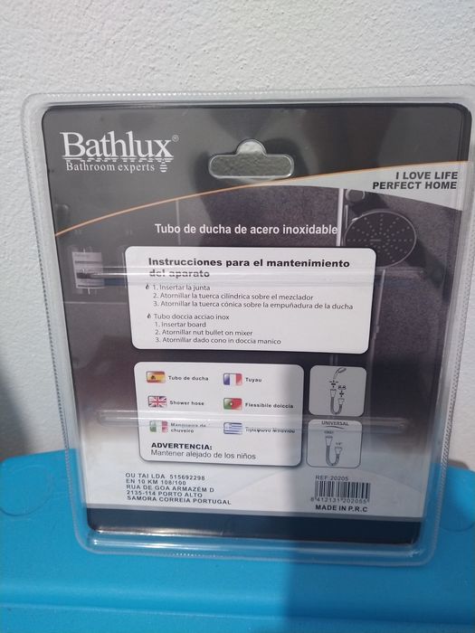 Mangueira duche 2m preta