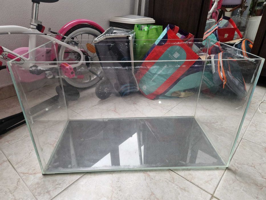 Aquário vidro extra claro - 60L
