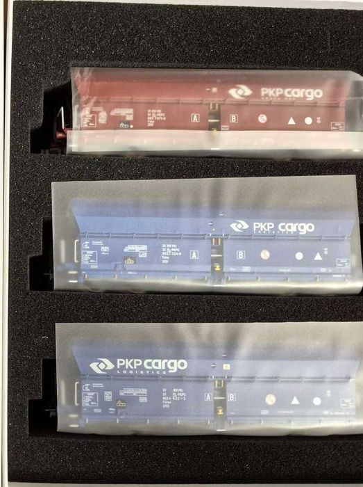 Schlesienmodelle zestaw wagonów Falns PKP Cargo, skala H0 [440002]